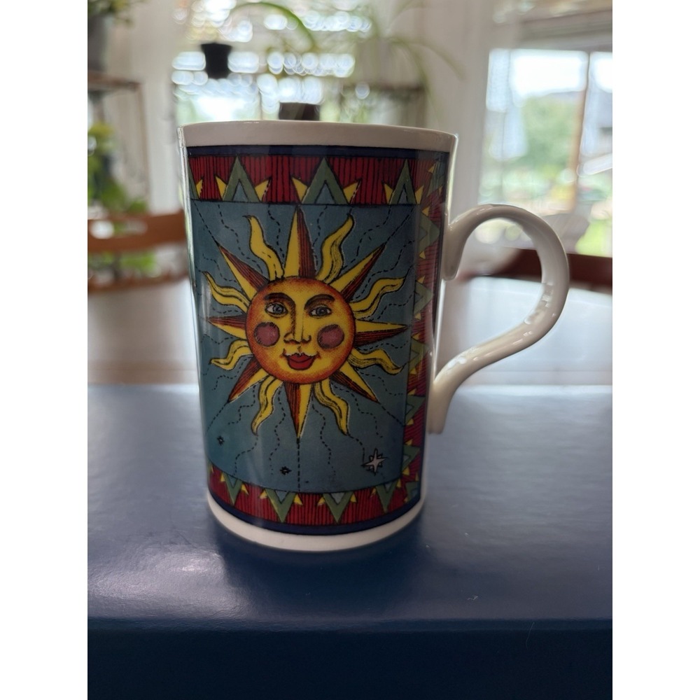 Wren Fine Bone China Sun Moon Celestial Mug Helen Penton Voak Made In England